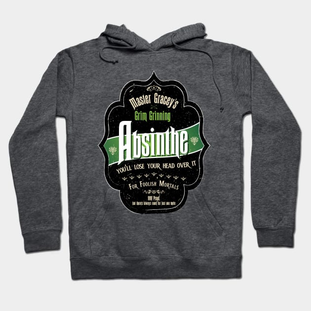 Master Gracey's Grim Grinning Absinthe Hoodie by EnchantedTikiTees